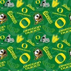 Licensed NCAA University of Oregon Ducks Tone on Tone OR-1178 Cotton Fabric by the Yard