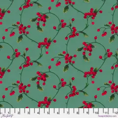 Scroll in Green (pwmn064.green) | Holly Day | Martha Negley | Free Spirit