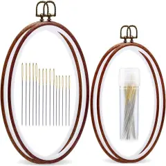 7.5'' 9.2'' Oval Embroidery Hoop