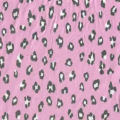 1 Yard Brushed DTY Animal Print Knit Fabric 170 GSM, 58/60&Prime; Wide Polyester Spandex Blend LAVENDER