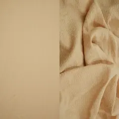 1 Yard Solid Popcorn Woven Fabric, 56/57&Prime; Wide Polyester Spandex Blend SAND