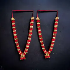 Varmala for Wedding Artificial Mala for Bride and Groom Indian Milni Mala Wedding Garland Haar 24 Inch Muslim Punjabi Jaimala Nikkah