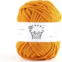 100g Yarn for Crocheting and Knitting (Pumpkin Yellow)