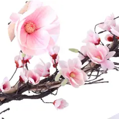 Artificial Magnolia Orchid Flowers for Wall Hanging