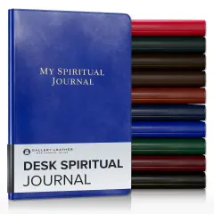 Gallery Leather Desk Spiritual Journal - 8"x5.5" Acadia Malibu