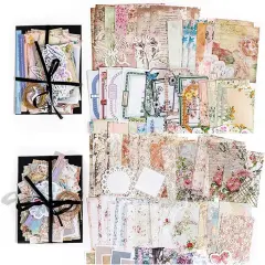 170Pcs Vintage Scrapbooking Stickers Pack(B)