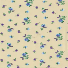 1 Yard Ditsy Floral Flower CEY Print Woven Fabric Lightweight 58/59 Inches Wide STONE