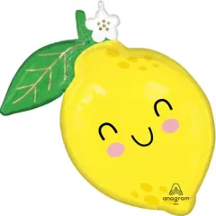 25" Food Friends Lemon Mylar Balloon