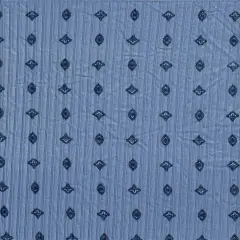 1 Yard 8X3 Yummy Rib Geo Stretch Sublimation Fabric 58/60 Inches Wide CHAMBRAY