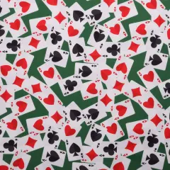 Mook Fabrics Casino Cotton Fabric [45 in. Wide] - By The Yard Aces All Round