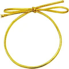 Metallic Gold Pre Tied Bows - 10 Inch (Pack of 100)