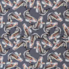 Mook Fabrics Wildlife Cotton Fabric [45 in. Wide] - By The Yard Rainbow Trout
