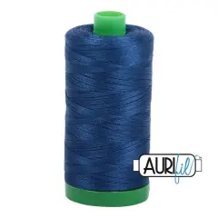 Medium Delft Blue (2783) | 40wt Large Spool (1000M / 1094Y) | Aurifil Thread