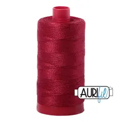 Burgundy (1103) | 12wt Large Spool (325M / 356Y) | Aurifil Thread