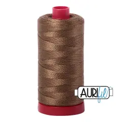 Dark Sandstone (1318) | 12wt Large Spool (325M / 356Y) | Aurifil Thread