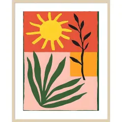 Bold Sol II by Walker Noble Wood Framed Wall Art Print