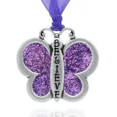 Gloria Duchin Believe Butterfly Ornament