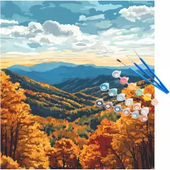 Smoky Mountains Paint by Numbers Kit (16x20inch, No Frame)
