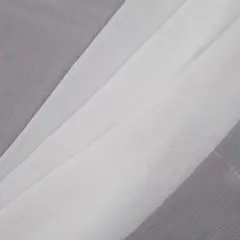 1 Yard White Crinkle Silk Chiffon Designer Couture Lightweight Fashion Textile 43 inch Width