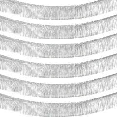 5 Piec10 Pack 10 Feet Silver Foil Fringe Garlandes St.Patrick's Day Garlands