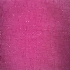 1 Yard Fuchsia Swirl Jacquard Organza Apparel Fabric 57/58" Wide