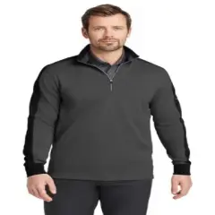 Nike&reg; DriFIT Half Zip CoverUp Lightweight Anthracit Heat/Black