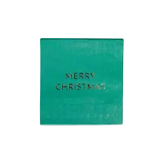 MERRY CHRISTMAS COCKTAIL NAPKINS