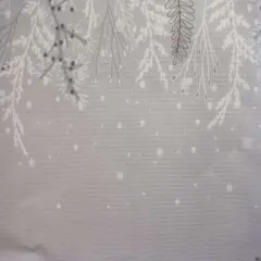 Snowy Pine Designer Printed AIDA Fabric. Canvas for embroidery with an applied backgroundKF-1180A