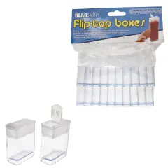The Beadsmith Flip Top Box 20 Bags