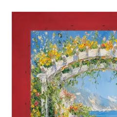 Red Burl Wood Flat Picture Frame 8x10 frame