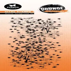 Studio Light Grunge Clear Stamp-Starry Background