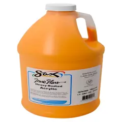 Sax Heavy Body Acrylic Paint, 1/2 Gallon, Golden Yellow