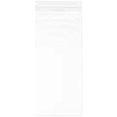 Plymor 6" x 14", 2 Mil Zipper Reclosable Plastic Bags