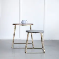 Toshi Side Table Set of 2 &ndash; Modern & Versatile Home Accent