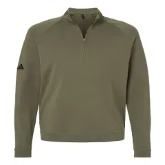 Adidas&reg; Club Quarter-Zip Pullover Olive Strata