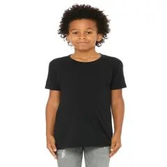 Bella + Canvas&reg; Youth Jersey T-Shirt BLACK