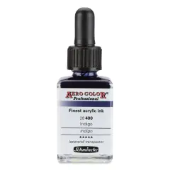 Schmincke Aero Color Professional Airbrush Color - 28 ml, Indigo