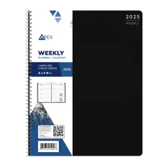 2025 Weekly Planner Spiral-Bound 8x10 in &ndash; 24 Count