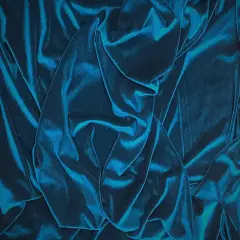 1 Yard Stretch Velvet Fabric Rich Soft Plush 4-Way Stretch Dancewear Costume 58/60" Width Teal Blue