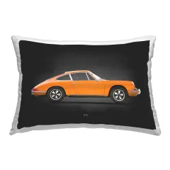 Stupell Industries Orange Antique Coupe Indoor Pillow, 14 x 7 x 20