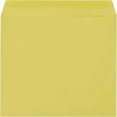 Lemon Self Seal Flat A6 Italian Recycled Paper Envelopes 4 3/4" x 6 1/2" (12 x 16.5cm) Pack of 50 - Cards Invitations Wedding Confetti Photos Party Favors