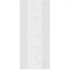 Plymor 8" x 4" x 18" (Pack of 100), 1 Mil Gusseted Plastic Bags