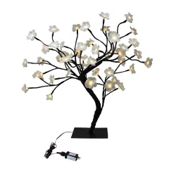 Perfect Holiday 20" Table Top Cherry Blossom White - Warm White