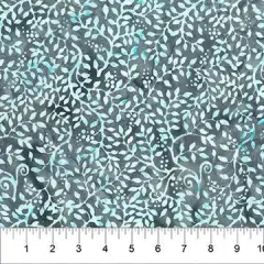 Banyan 83182-92 GARDEN SPIRIT Leafy Vine - Smoke 45" Fabric Per Yard