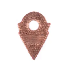 The Bead Chest Copper Talhakimt Arrow Pendant