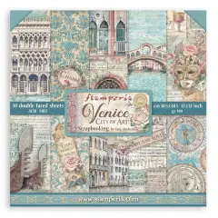 Stamperia Scrapbooking Pad 12"x12" 10/Pkg-Venice City of Art