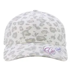 Infinity Her&reg; Women's Garment Washed Fashion Print Cap Snow Leopard