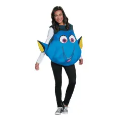 Women Dory Costume 3D Tunic with Fins and Photo Realistic Print