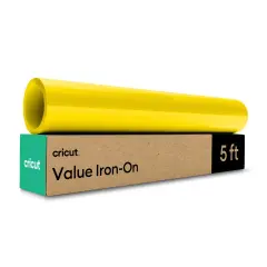 Cricut Value Iron-on - Yellow - 12 in x 5 ft (1)