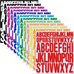 12 Sheets Alphabet Stickers